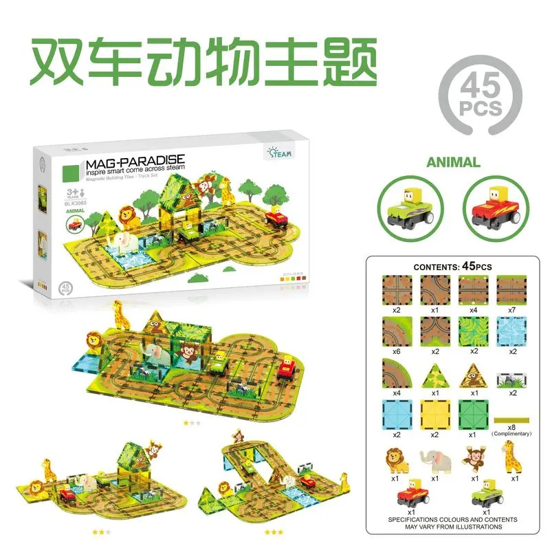Magnetic Building Blocks Set w - Building Blocks recension och pris