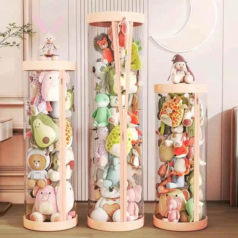 Stuffed Toy Storage Barrel wit - Dolls recension och pris