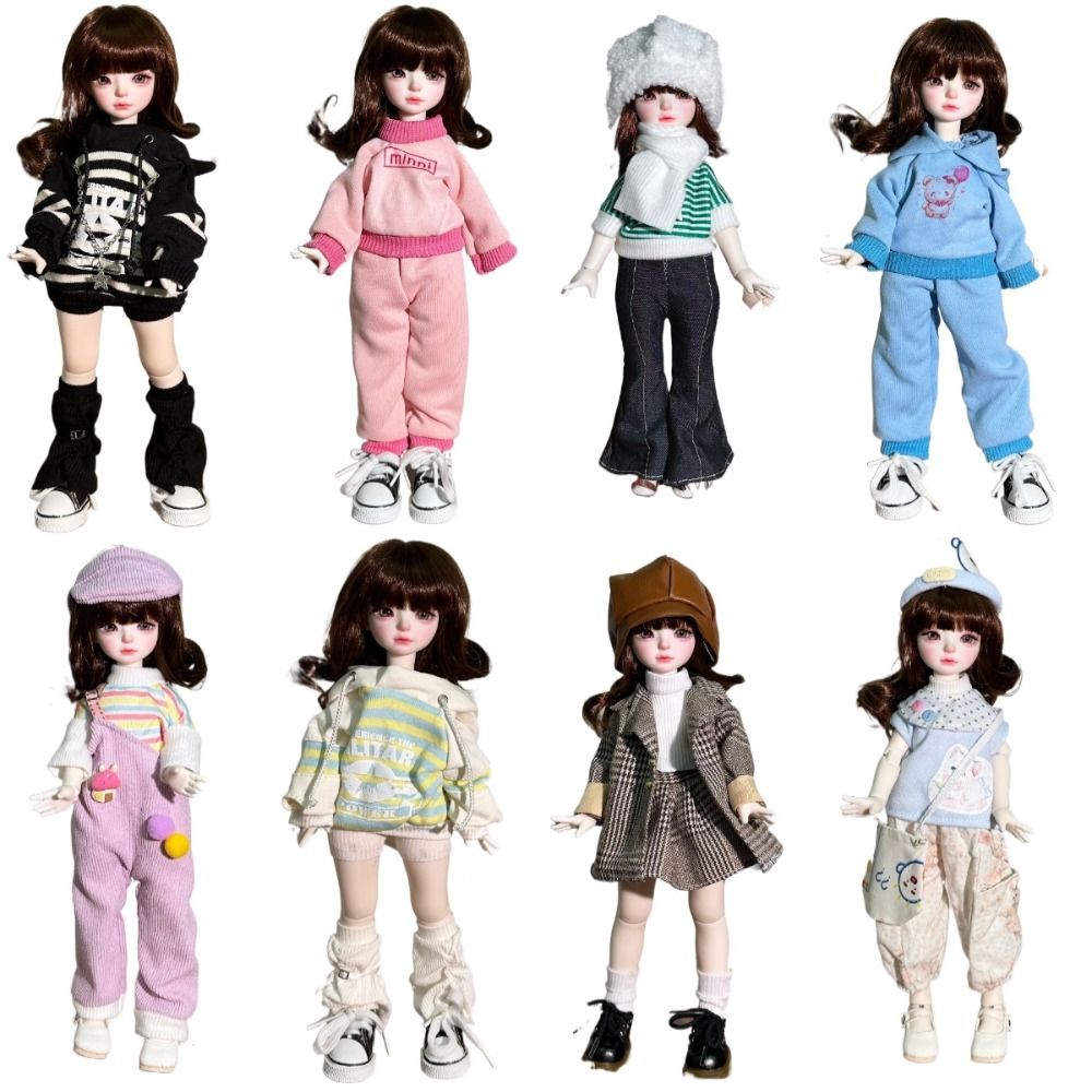 1/6 BJD Doll Dress Doll Fashio - Bjd Doll 1 6 Full Set With Clothes recension och pris