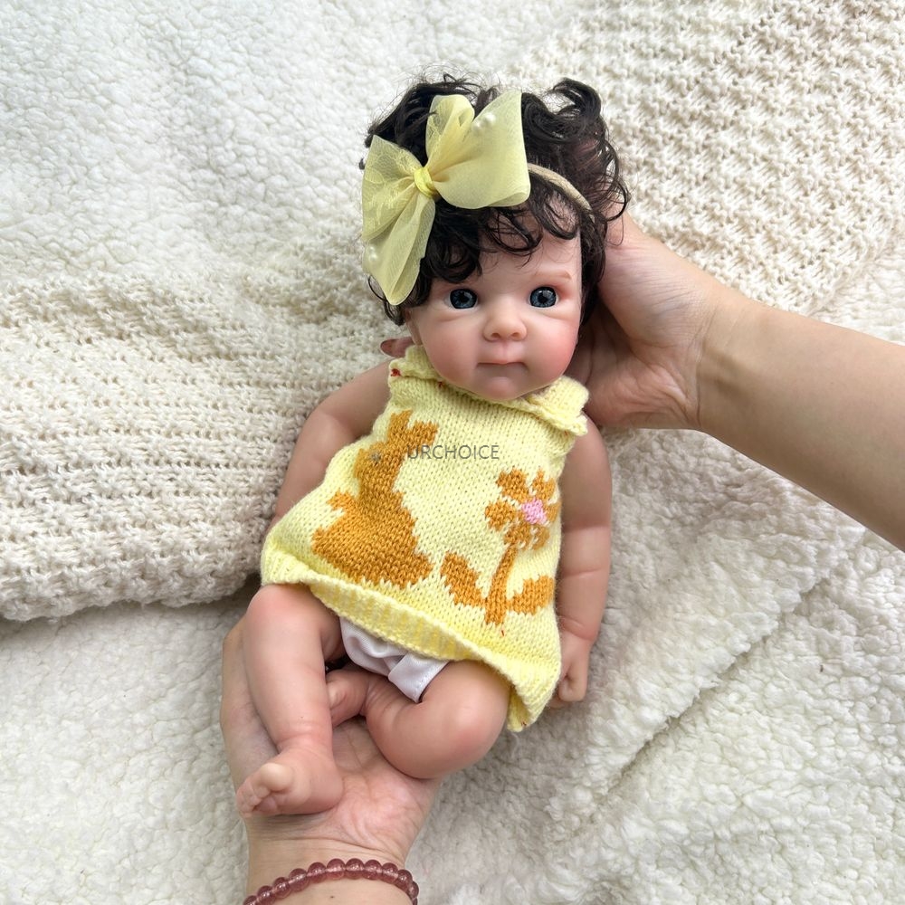 Mini 12Inch Open Eyes Bettie w - Reborn Baby Doll Silicone Realistic recension och pris