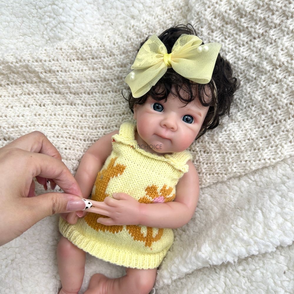 Mini 12Inch Open Eyes Bettie w - Reborn Baby Doll Silicone Realistic recension och pris