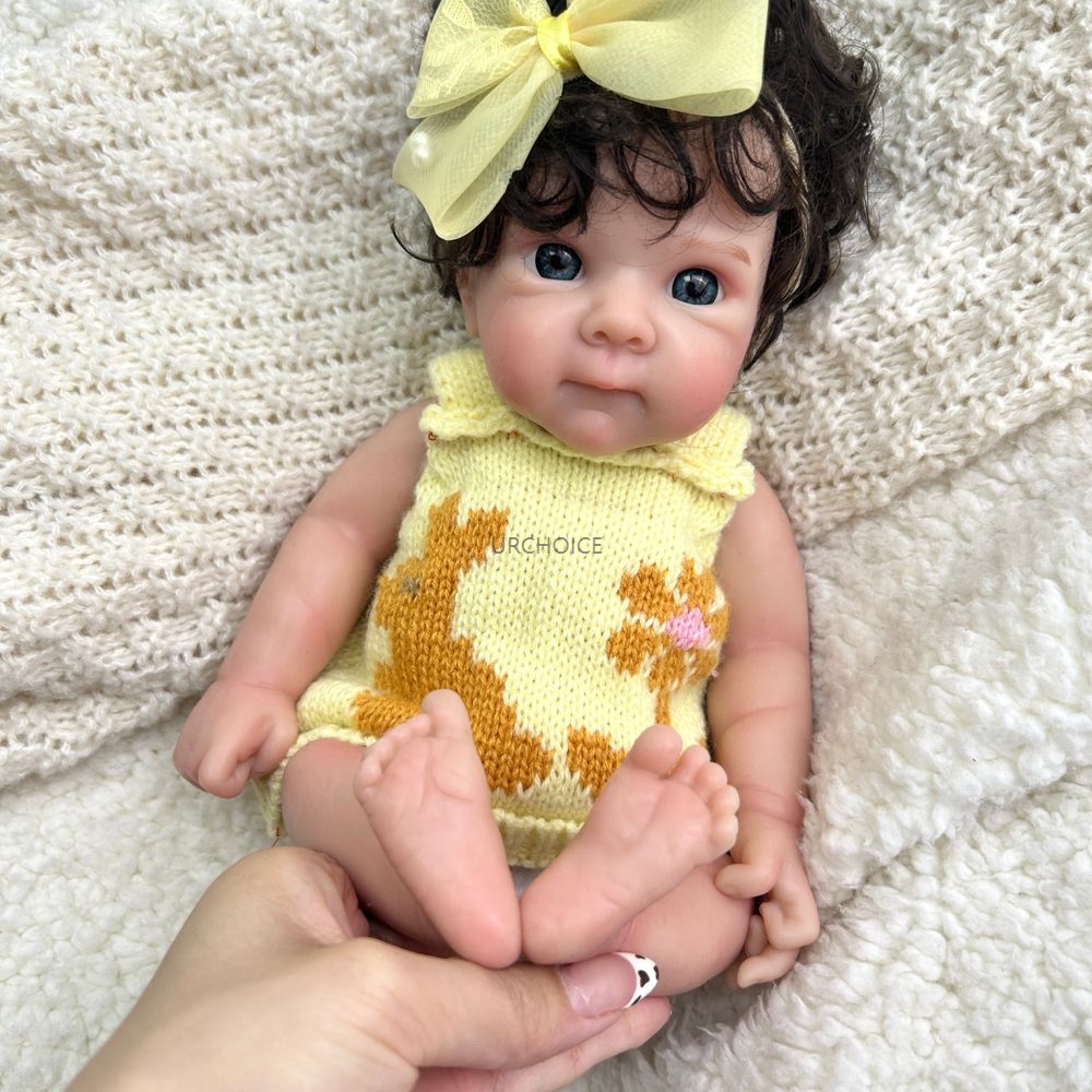 Mini 12Inch Open Eyes Bettie w - Reborn Baby Doll Silicone Realistic recension och pris