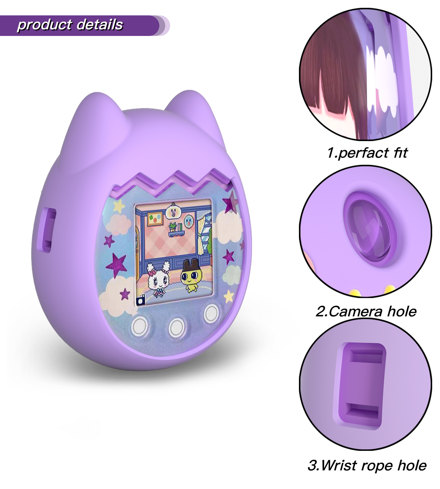 Shockproof Silicone Virtual El - Tamagotchi Electronic Pet Virtual recension och pris