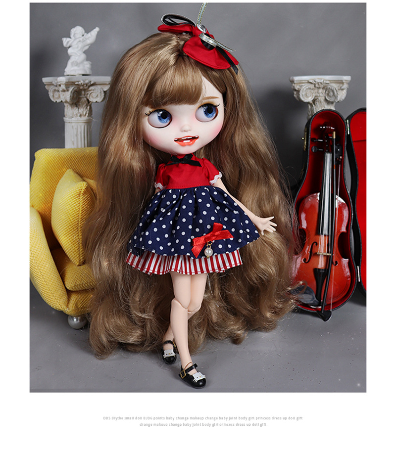 Blyth Doll 1/6 BJD Joint Body  - Bjd Doll 1 6 Full Set With Clothes recension och pris