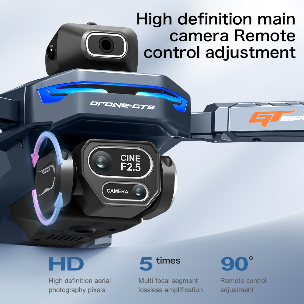 NEW GT8 HD RC Drone 4K Profess - Fpv Brushless Rc Drone 4K recension och pris