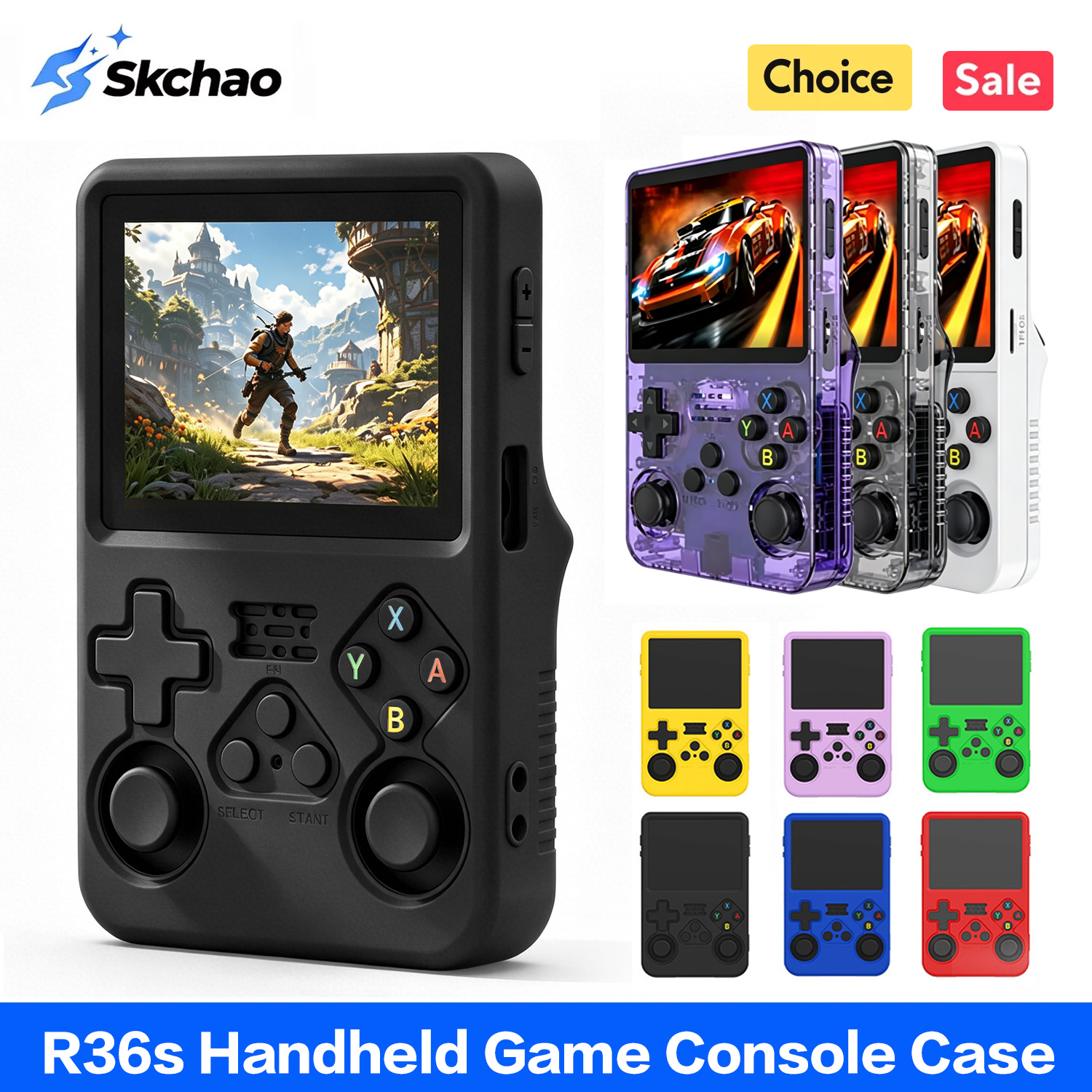 Case R36s Protective case For  - Retro Handheld Game Console R36S recension och pris