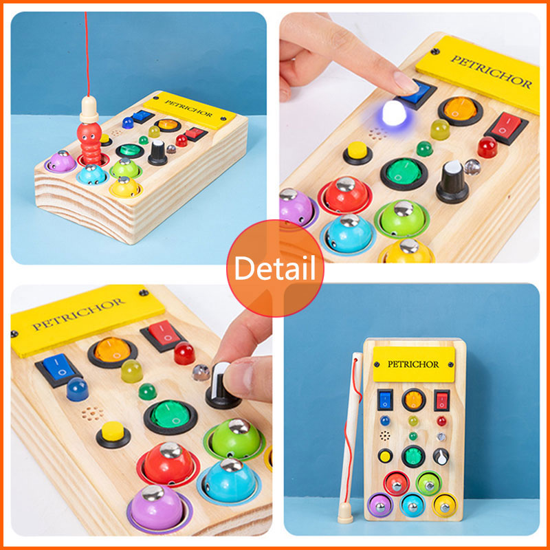 Montessori Busy Board Sensory  - Montessori Wooden Busy Board Toddler recension och pris