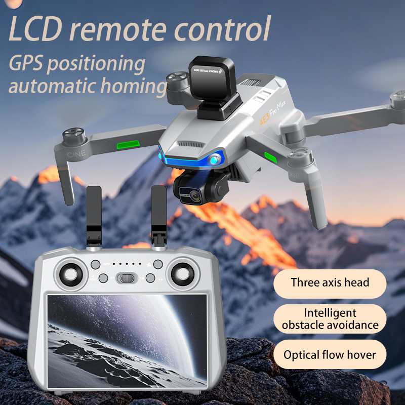 AE3 PRO Max NEW LCD SC GPS Dro - Fpv Brushless Rc Drone 4K recension och pris