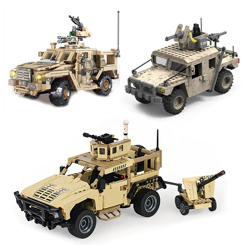 MOC Military Hummer Building B - Lego Compatible Military Tank recension och pris