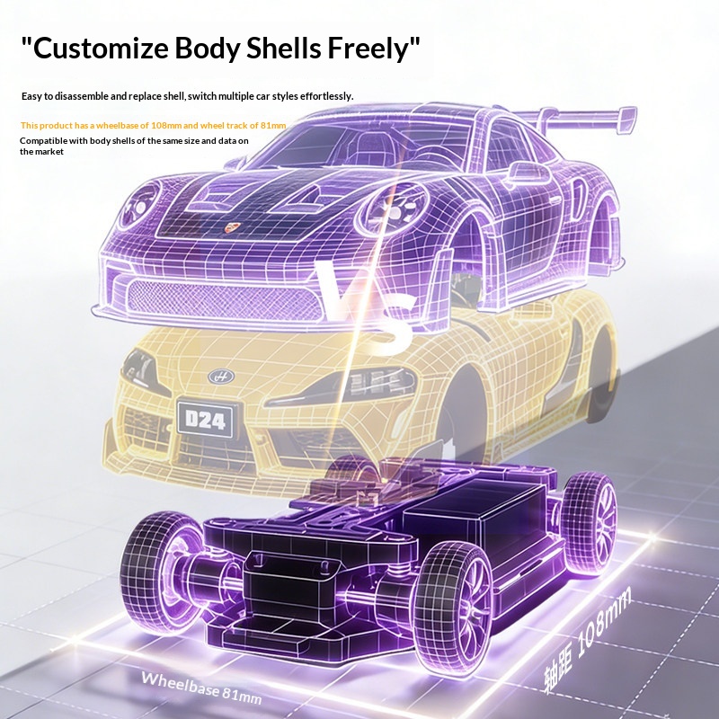 1:24 D24 4wd Professional Full - Rc Drift Car 1 24 Scale 4Wd recension och pris