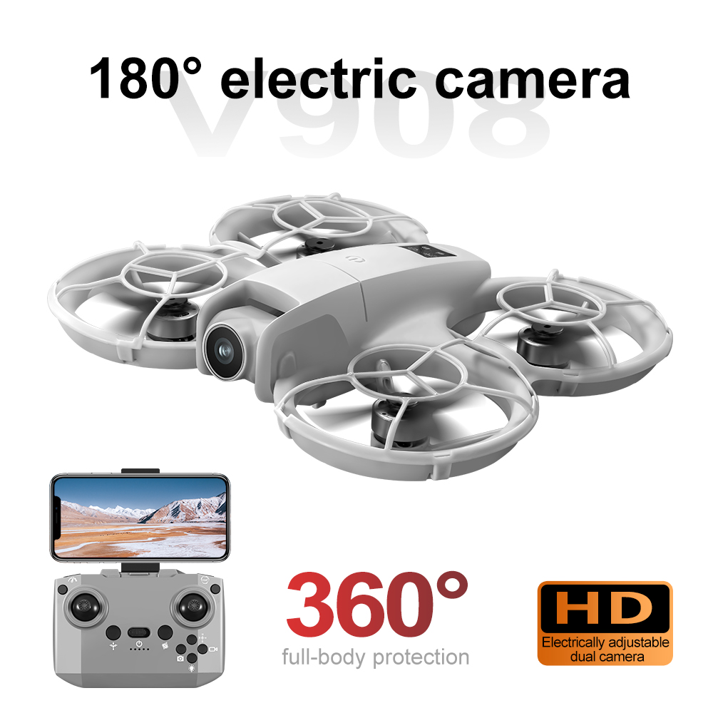 Original V908 Quadcopter Brush - Fpv Brushless Rc Drone 4K recension och pris