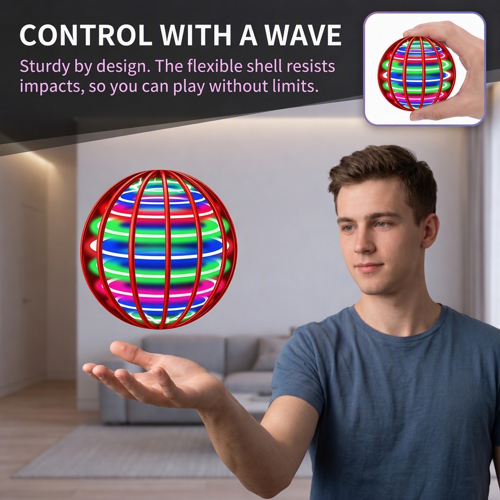 Flying Orb Ball Boomerang Spin - Stem Solar Robot Kit For Kids recension och pris