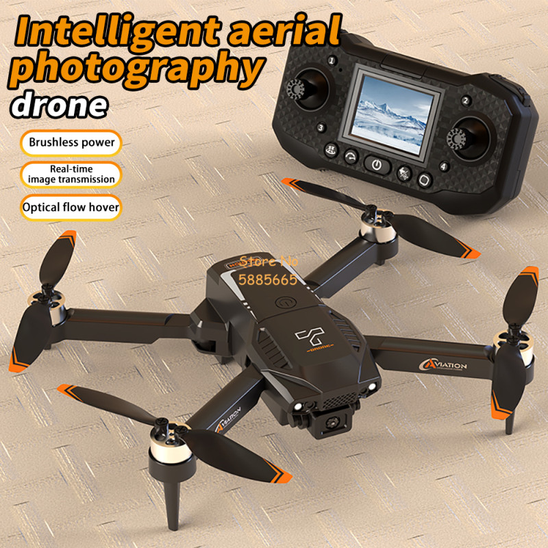 4K Dual Camera Optical Flow Br - Fpv Brushless Rc Drone 4K recension och pris