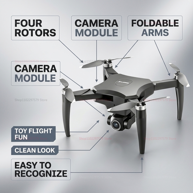 YL01 Mini Drone 8K Camera Prof - Fpv Brushless Rc Drone 4K recension och pris