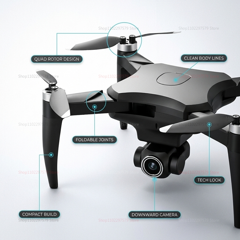 YL01 Mini Drone 8K Camera Prof - Fpv Brushless Rc Drone 4K recension och pris