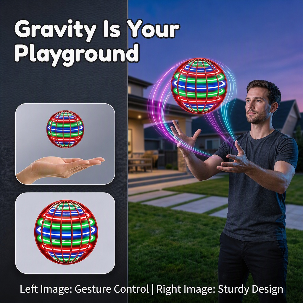 Magic Hand Control Flying Ball - Stem Solar Robot Kit For Kids recension och pris
