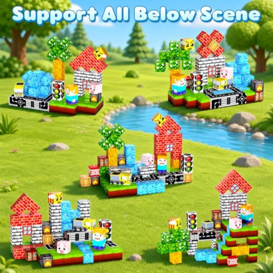 100PCS Magnetic Blocks, 0.8 in - Magnetic Building Tiles Set 100Pcs recension och pris