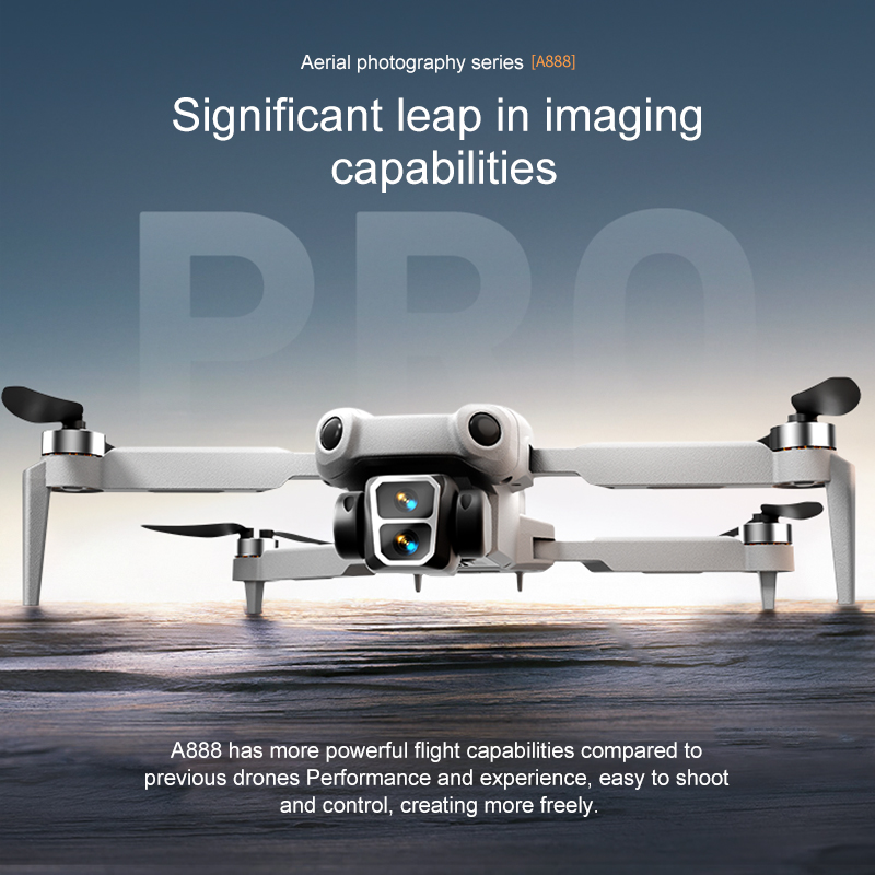 Original A888 GPS FPV Drone Fo - Fpv Brushless Rc Drone 4K recension och pris