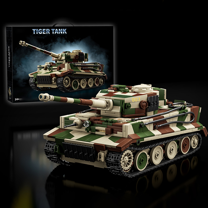 1:28 German Tiger Tank Buildin - Lego Compatible Military Tank recension och pris