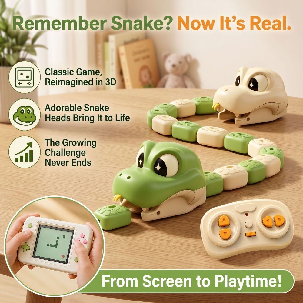 Remote Controlled Greedy Snake - Educational Toys recension och pris