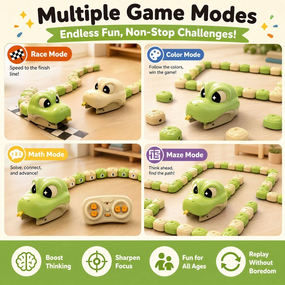 Remote Controlled Greedy Snake - Educational Toys recension och pris