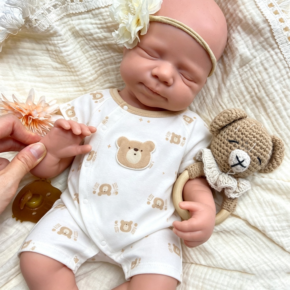 20inch Unpainted DIY Full Sili - Reborn Baby Doll Silicone Realistic recension och pris