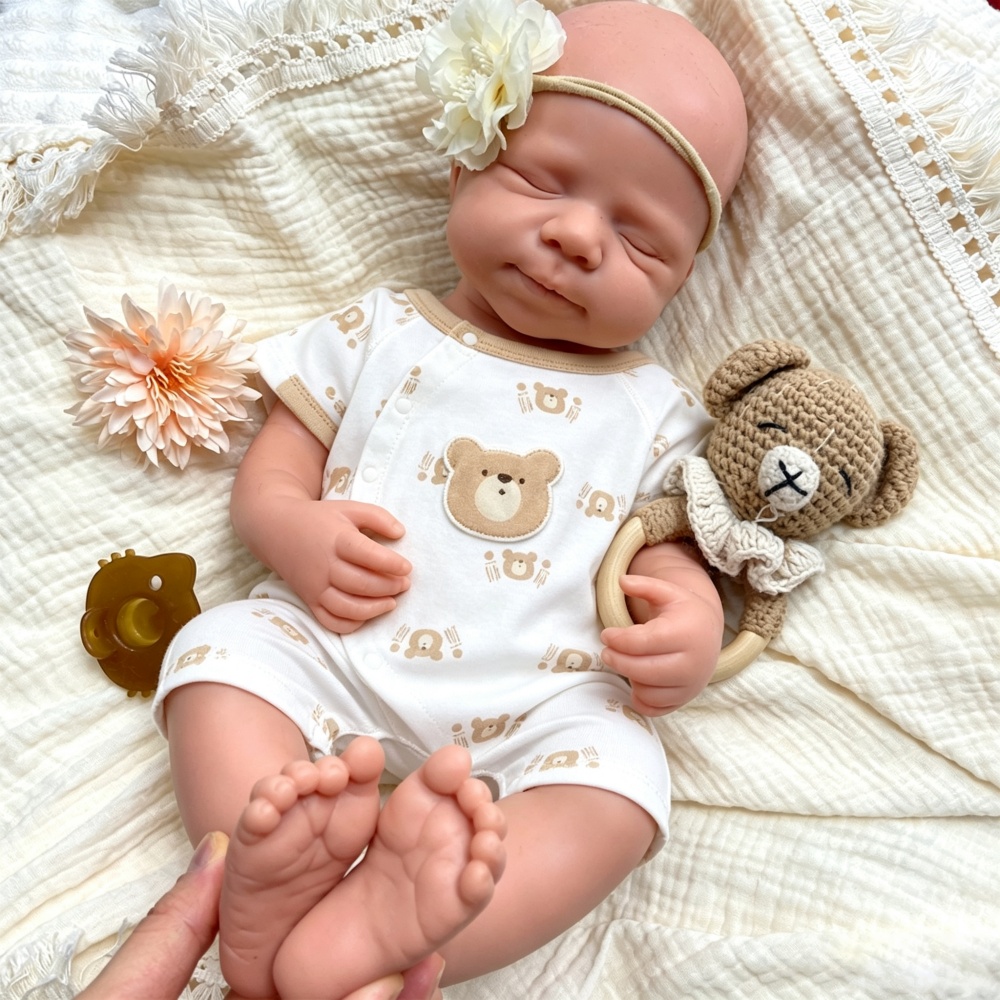 20inch Unpainted DIY Full Sili - Reborn Baby Doll Silicone Realistic recension och pris