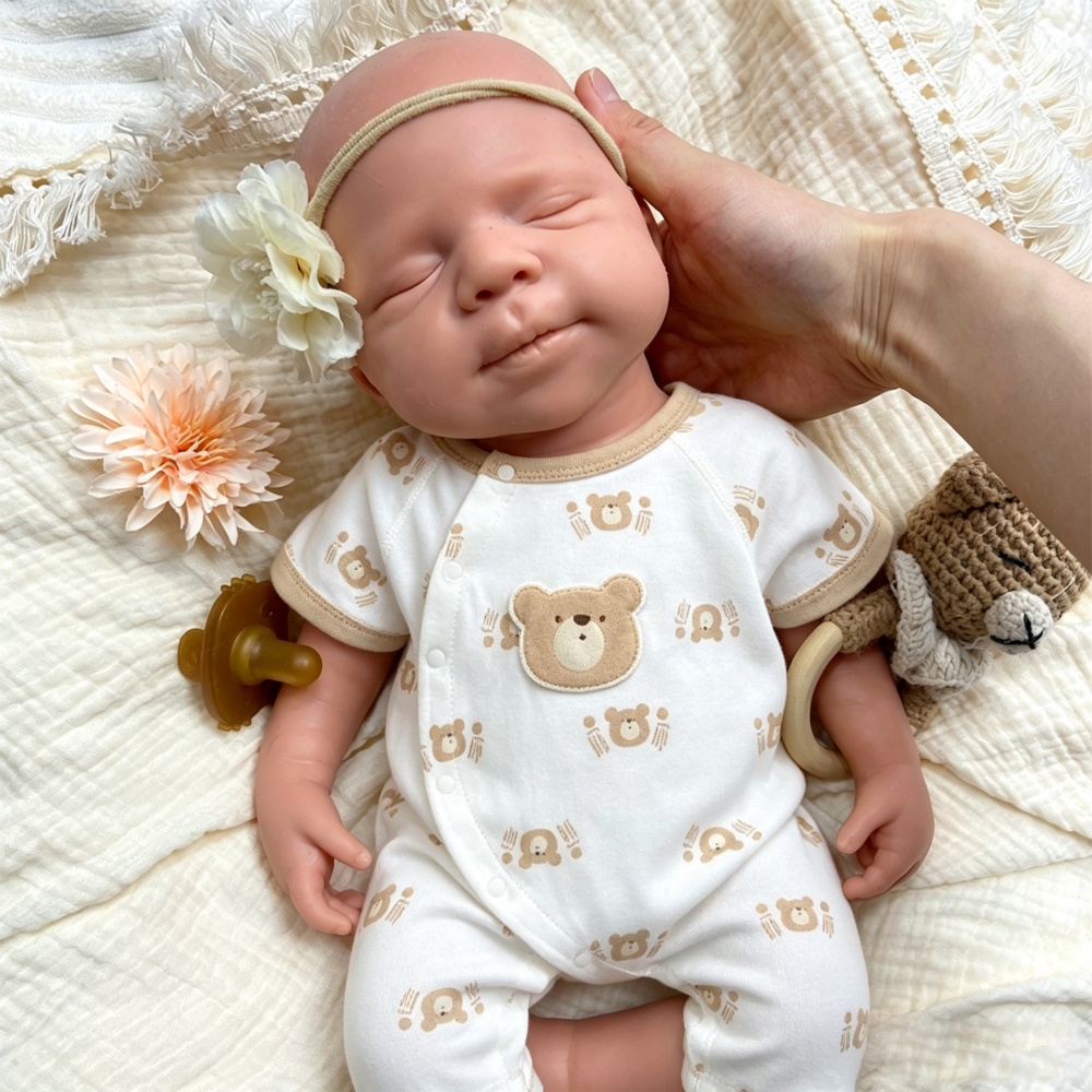 20inch Unpainted DIY Full Sili - Reborn Baby Doll Silicone Realistic recension och pris