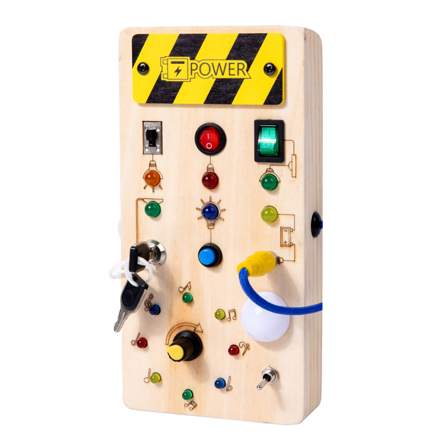 Montessori Busy Board Sensory  - Montessori Wooden Busy Board Toddler recension och pris