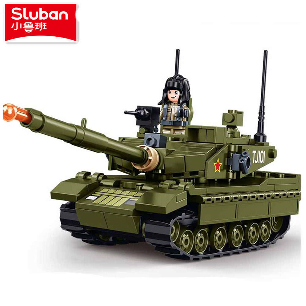 Sluban 183PCS Army Main Battle - Lego Compatible Military Tank recension och pris