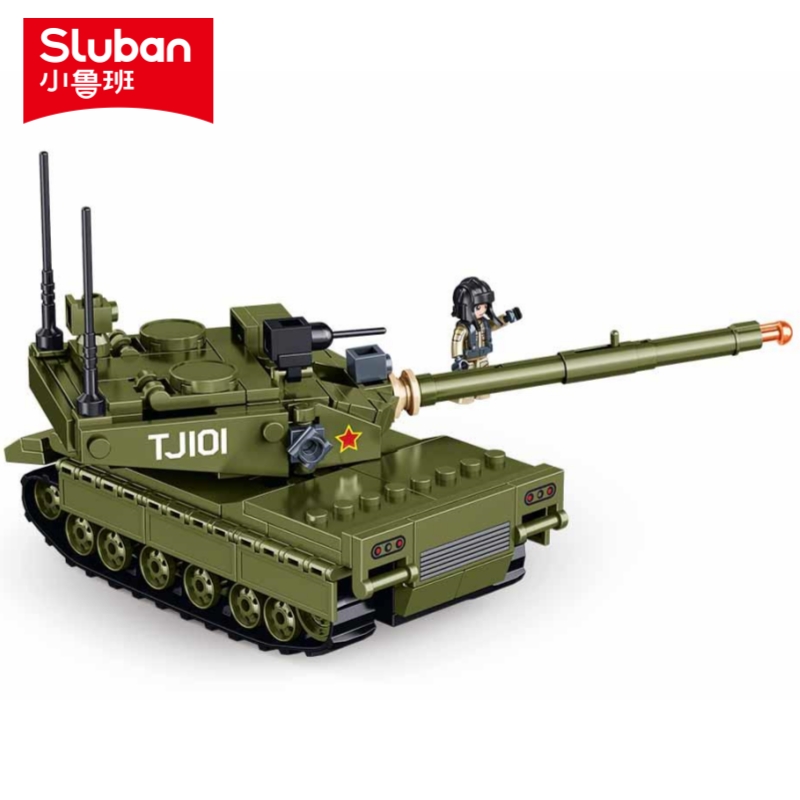 Sluban 183PCS Army Main Battle - Lego Compatible Military Tank recension och pris