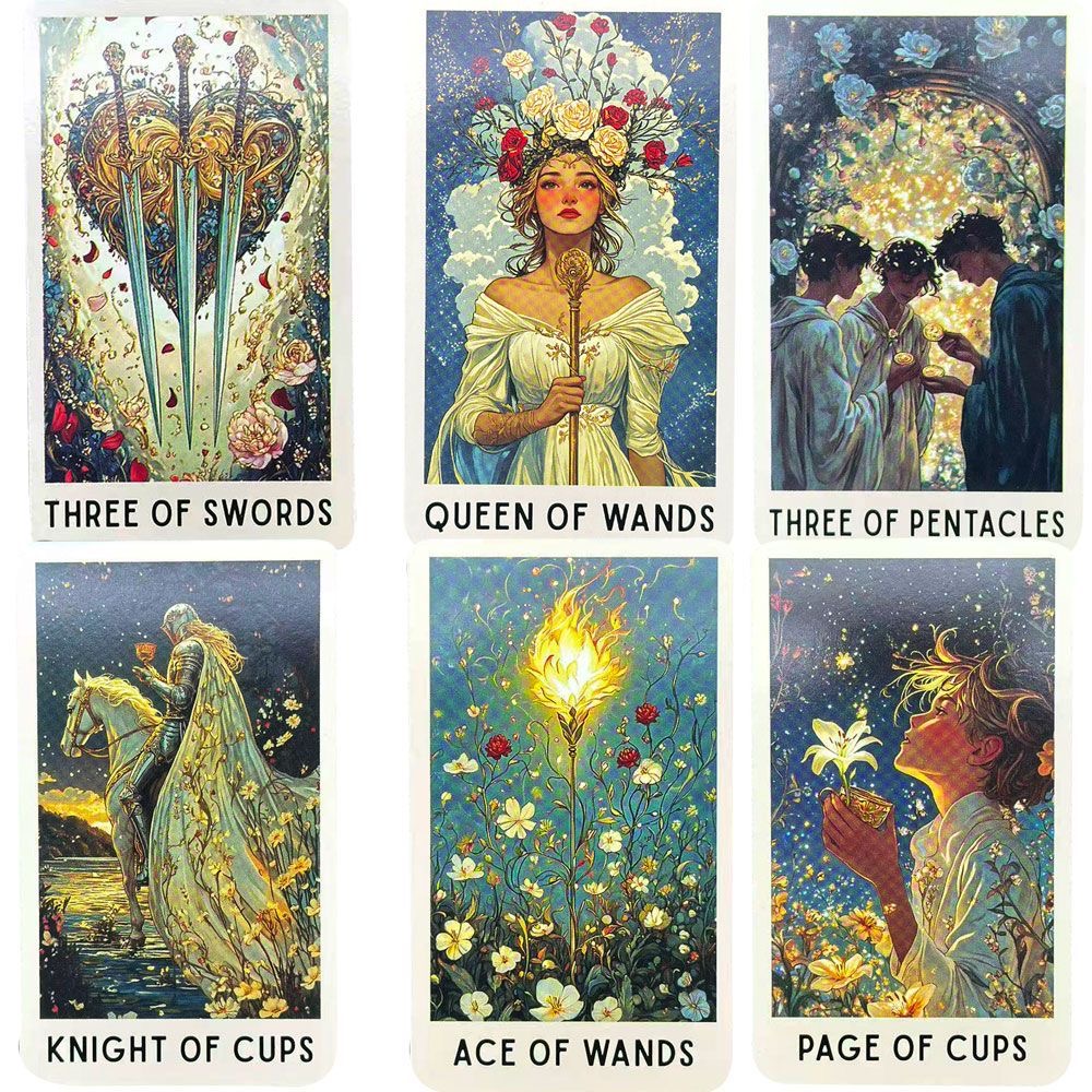 78 Enigmatic Bloom Tarot Cards - Tarot Cards Deck With Guidebook recension och pris