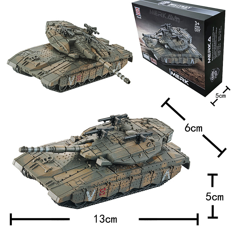 1/72 Israel Merkava Main Battl - Lego Compatible Military Tank recension och pris