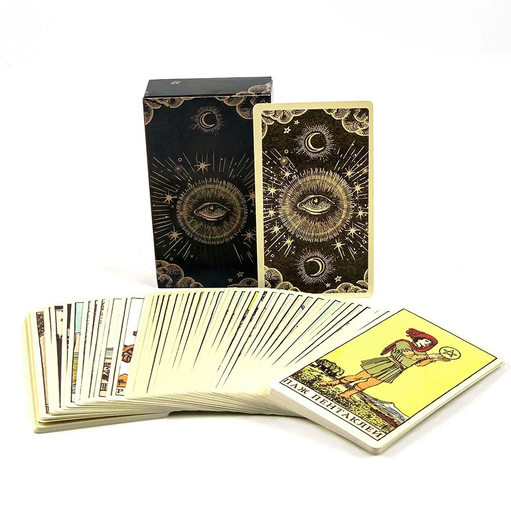 Russian Edition Tarot Cards Fa - Tarot Cards Deck With Guidebook recension och pris