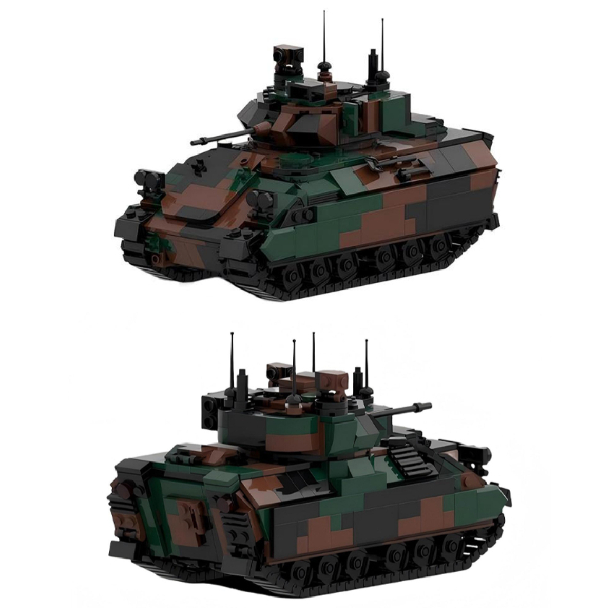 MOC Military Series Tracked Ar - Lego Compatible Military Tank recension och pris