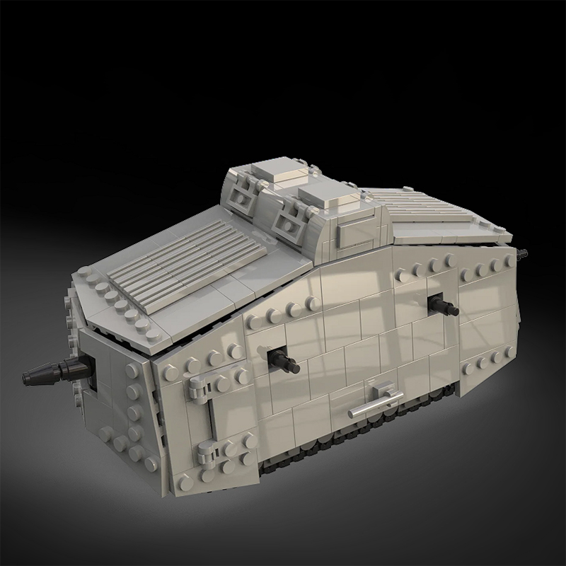 MOC WW1 Germany Military A7V C - Lego Compatible Military Tank recension och pris