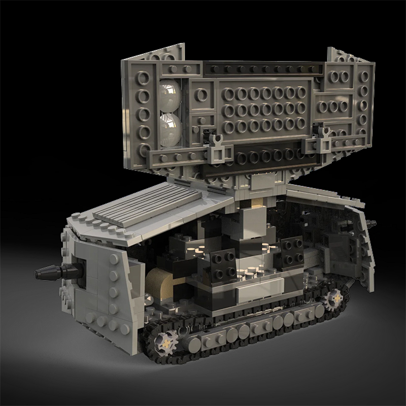 MOC WW1 Germany Military A7V C - Lego Compatible Military Tank recension och pris