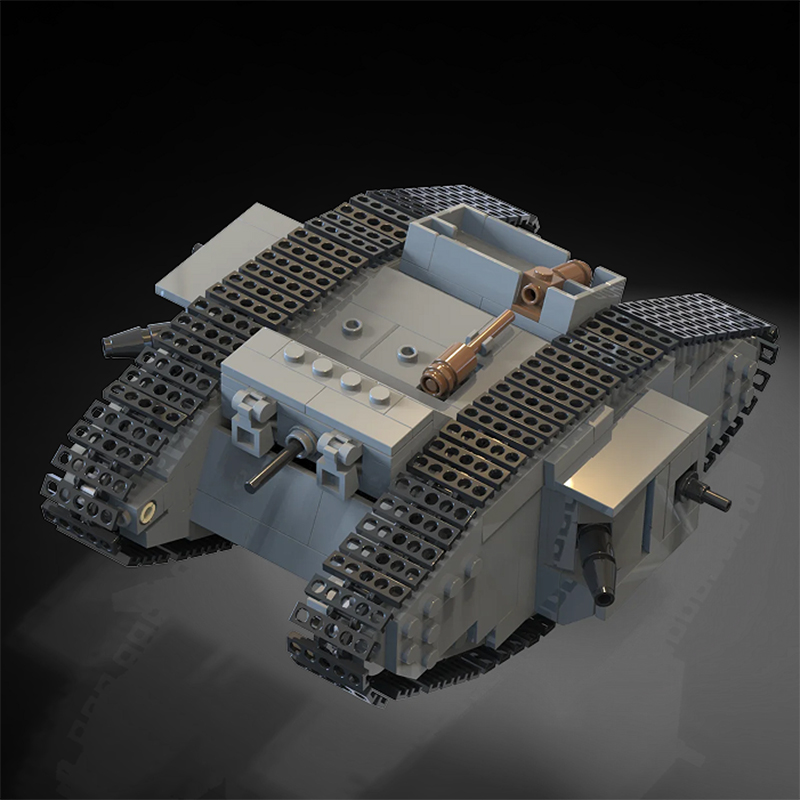 MOC WW1 Germany Military A7V C - Lego Compatible Military Tank recension och pris
